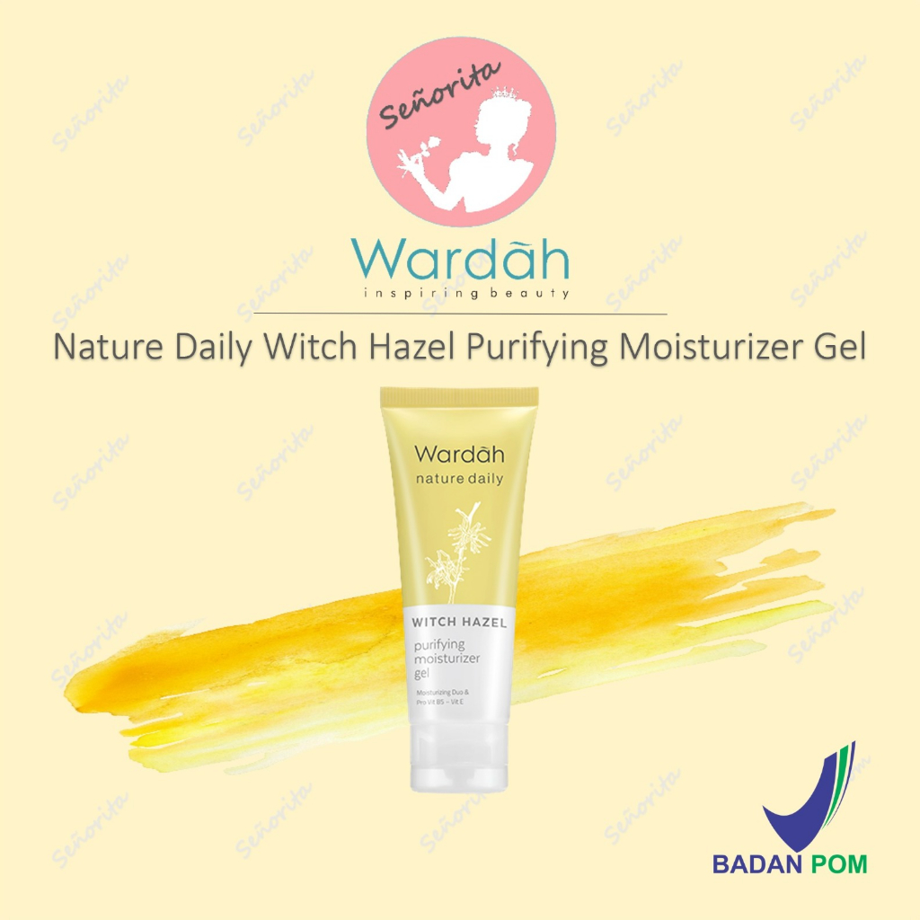 WARDAH NATURE DAILY Witch Hazel Purifying Moisturizer Gel 40ml