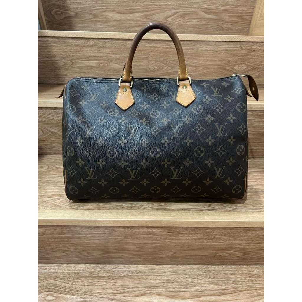 Tas Wanita Authentic Bag LV Louis Vuitto* Speedy Size 35 Monogram 2010 Original Branded Preloved