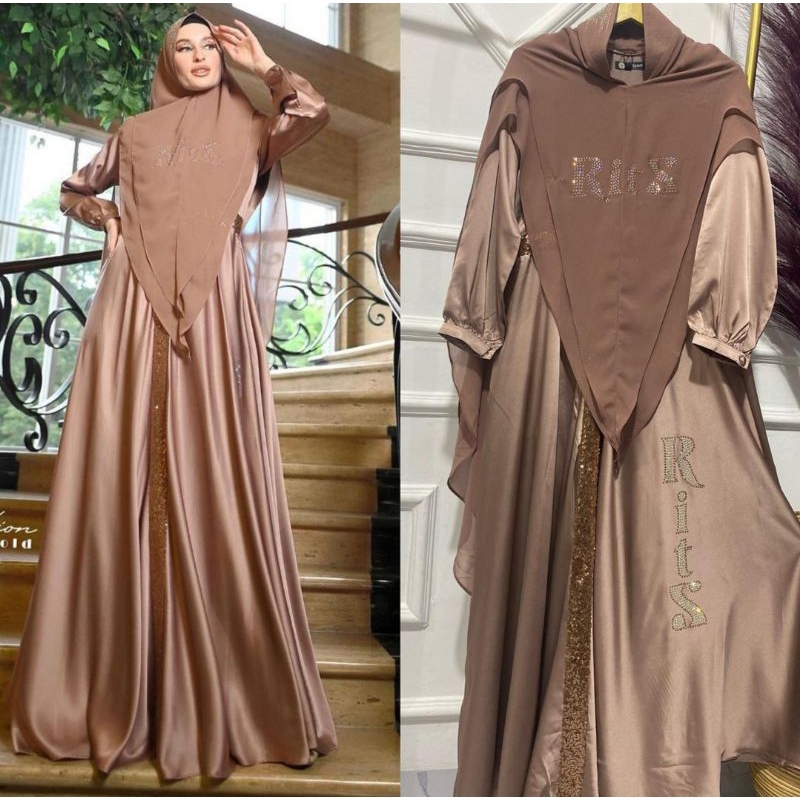 Gamis syar'i Ritz premium