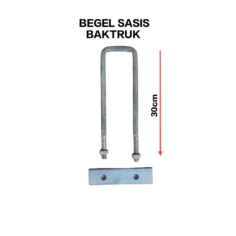 u bolt behel sasis baktruk 30/35cm