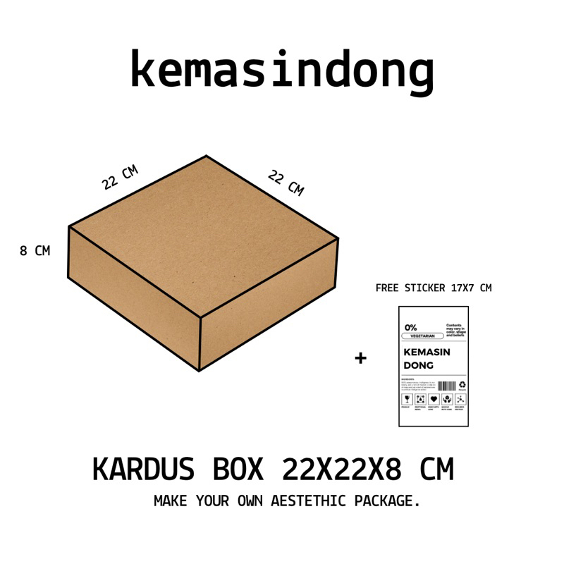 

KEMASINDONG KARDUS + STICKER (ISI 5 PCS)