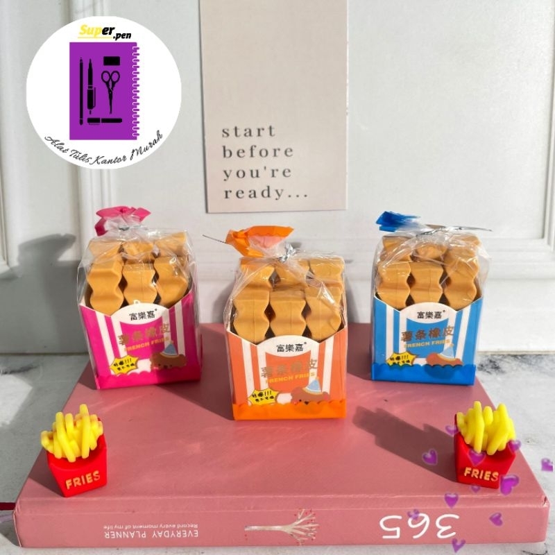 

PENGHAPUS KENTANG GORENG STICK ISI 6 PCS ALAT-ALAT SEKOLAH AESTHETIC KOREA LEM