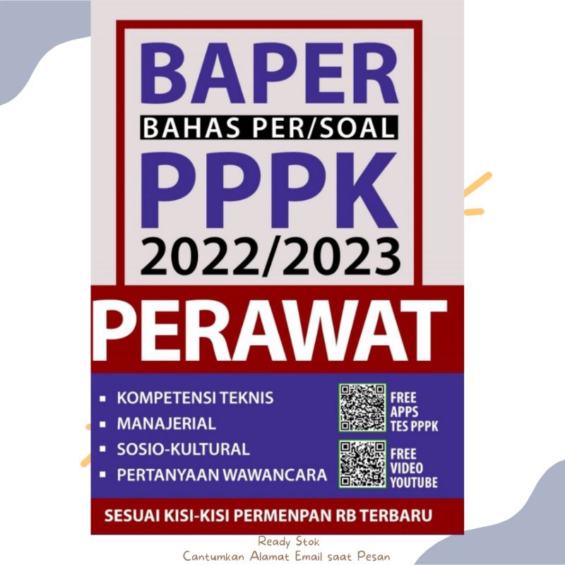 

Bahas Persoal PPPK PERAWAT 2023