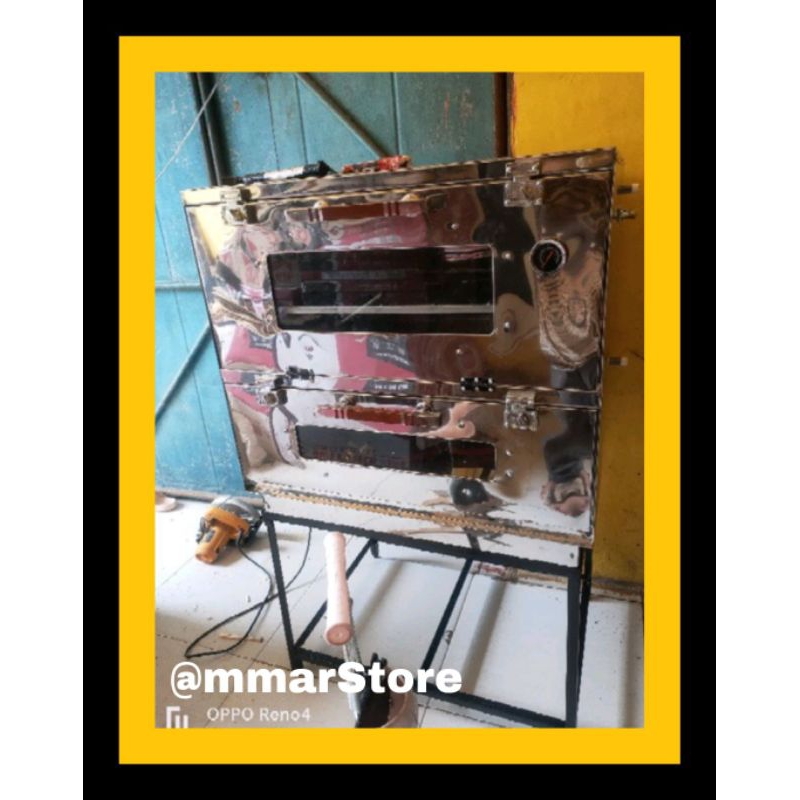 OVEN GAS STAINLESS UK 75X55X70 CM API ATAS BAWAH, PAKET LENGKAP OVEN GAS, PROMO OVEN GAS, OVEN GAS B