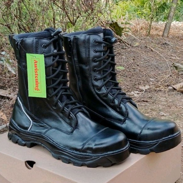 sepatu PDL damkar pemadam kulit