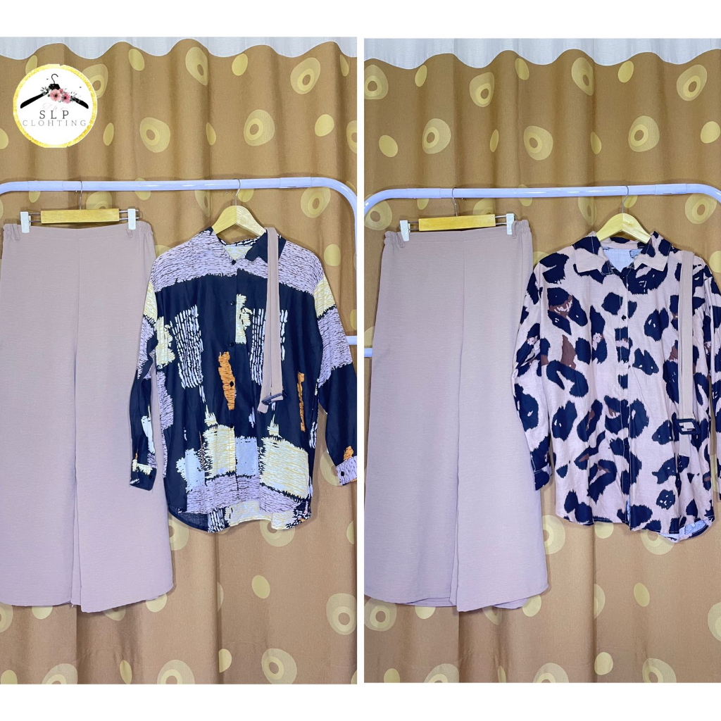SETELAN WANITA KEKINIAN TERBARU 2023 ONE SET RAYON VISCOSE PREMIUM DAILYSET SETELAN BAJU DAN CELANA 
