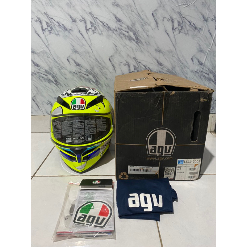 HELM AGV K3SV GROOVY ORIGINAL SNI SECOND PRELOVED BEKAS