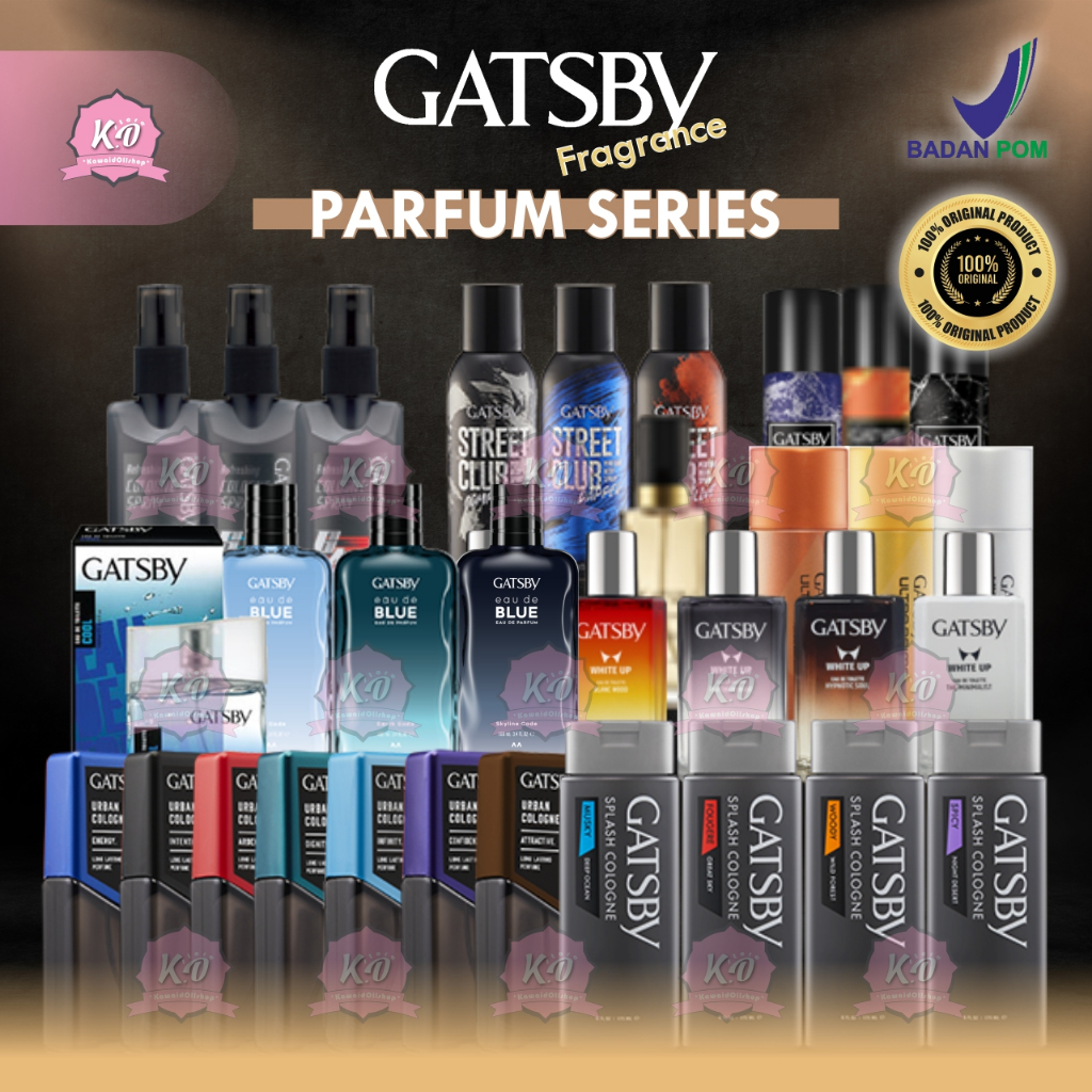 GATSBY FRAGRANCE Parfum Series | Urban Cologne | Splash Cologne | White Up | Ultra Prime | Cologne S