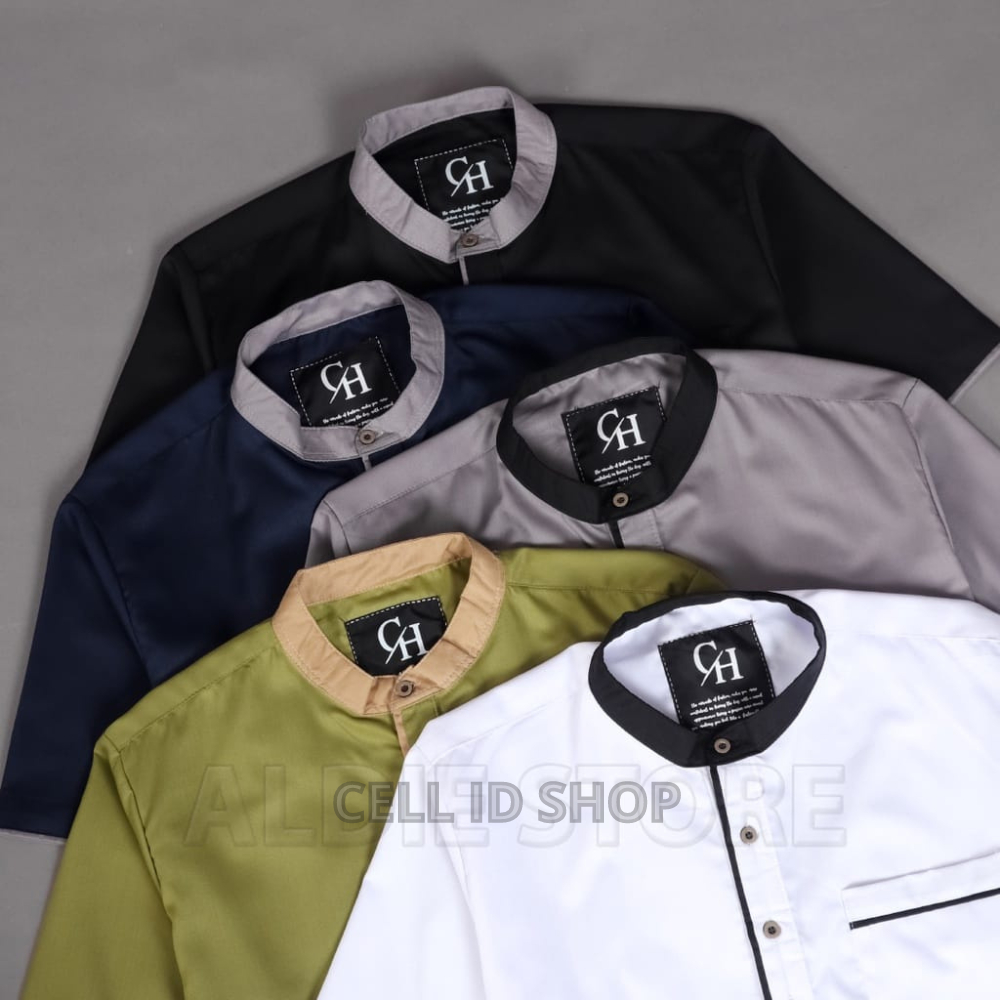 Kemeja Koko Pria AKHTAR Bahan Katun Toyobo Premium Original Distro Bandung