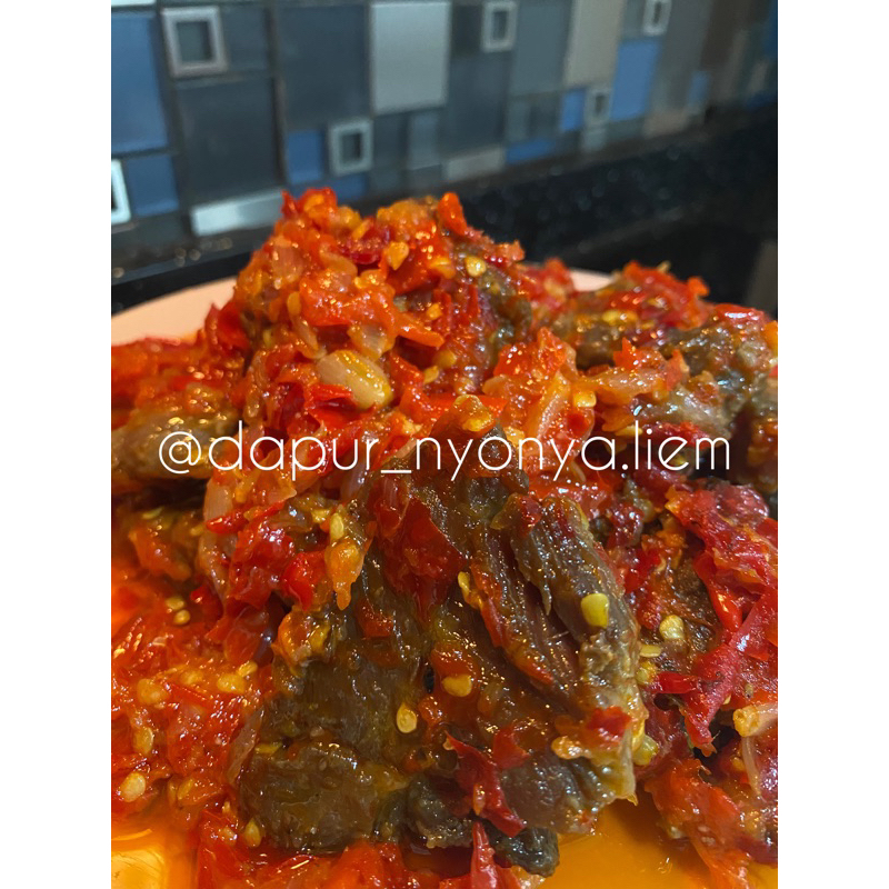 

dendeng balado basah sapi halal enak empuk premium