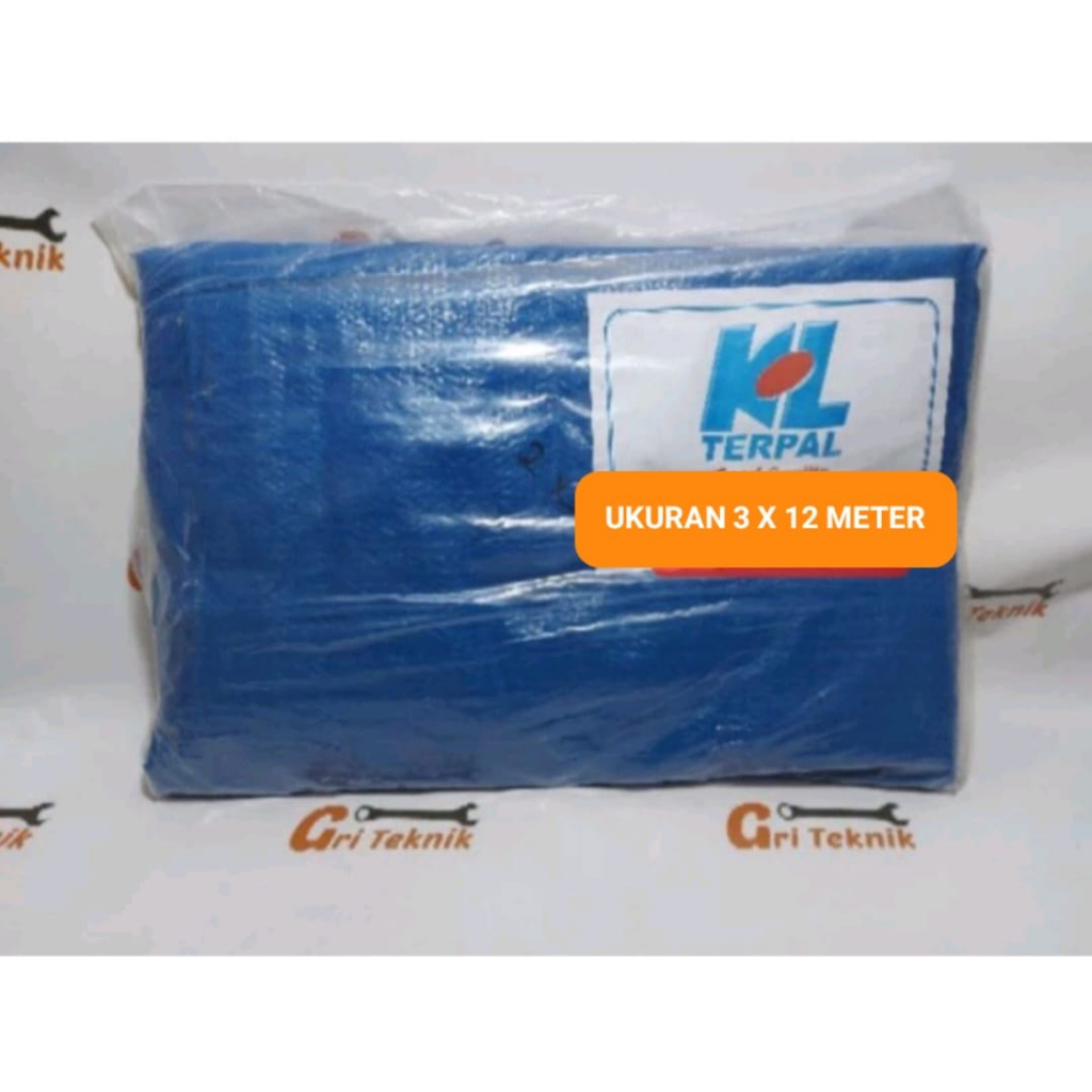 A3-3X12  TERPAL JADI A3 UKURAN 3 MTR X 12 MTR MERK  KL / TENDA JADI A3 3X12
