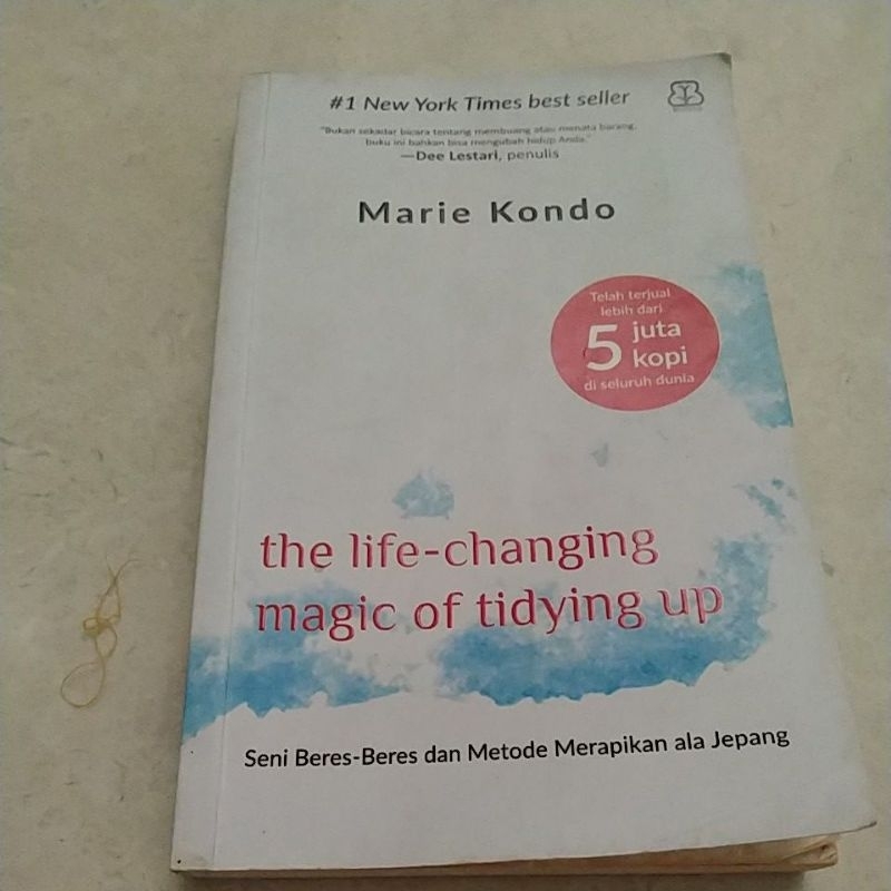 Preloved buku Marie kondo