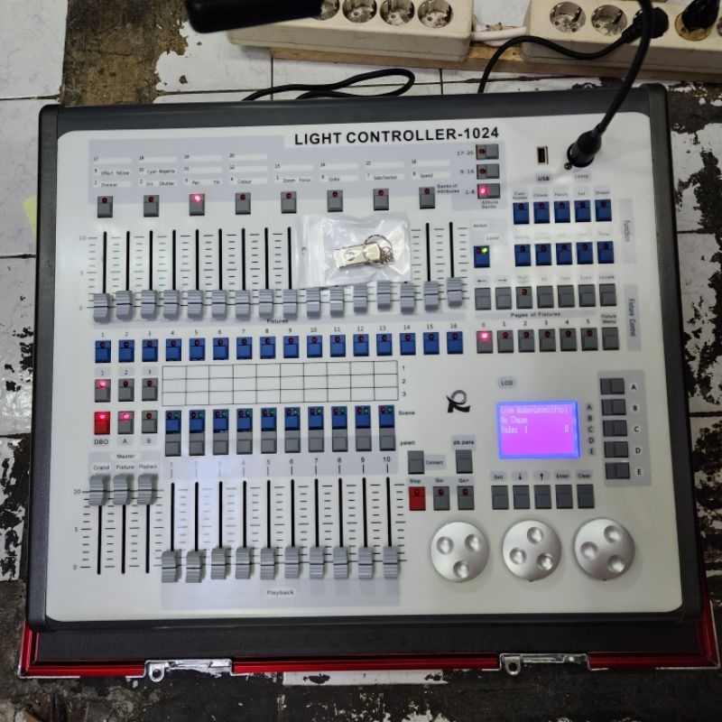 MIXER DMX KINGKONG 1024 REDSUN MIXER LAMPU PANGGUNG MERK REDSUN