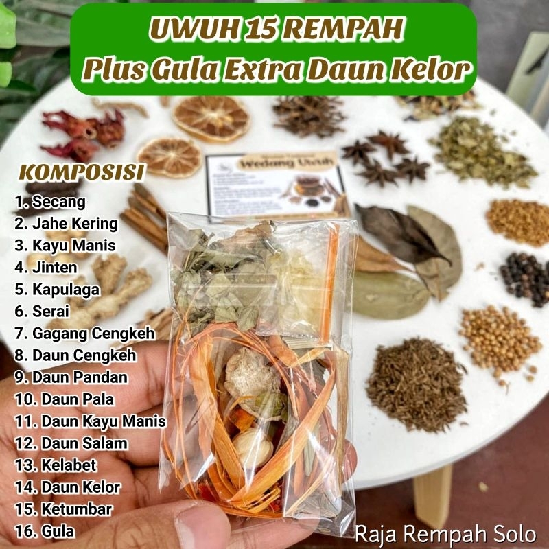 

Wedang Uwuh Extra Kelor Termurah Kapulaga Kayu Manis Secang