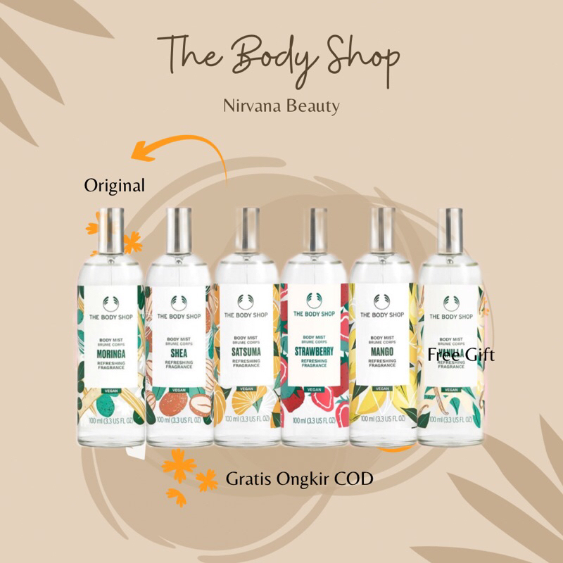 The Body Shop TBS Body Mist Parfum