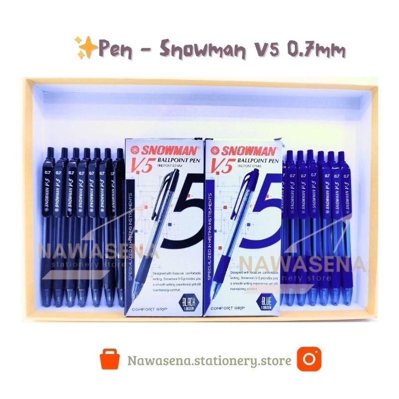 

✨Snowman - Bolpoin Pena V5 Pen 0.7mm