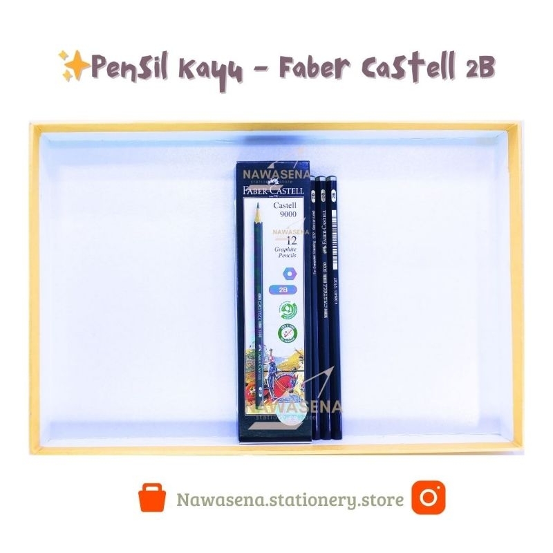 ✨Faber Castell - Pensil Kayu 2B Orotan LJK Ujian