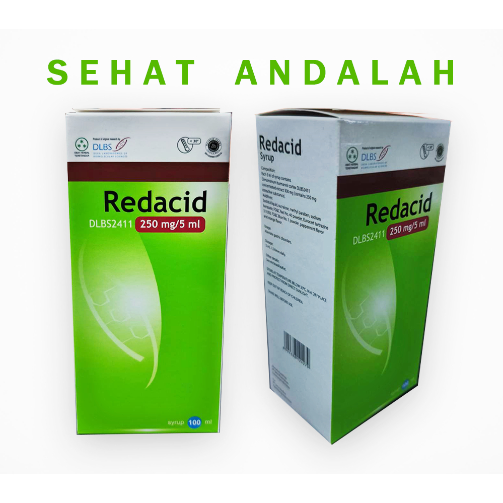 REDACID SIRUP (1 BOX /1 BOTOL 250MG/5ML) - OBAT GANGGUAN LAMBUNG