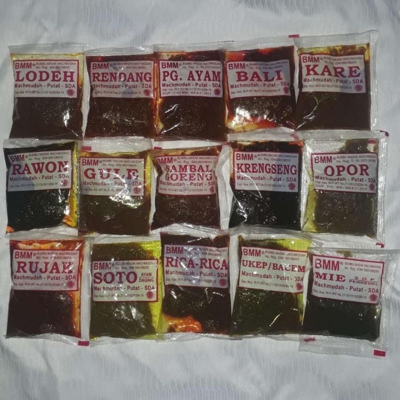 

BUMBU INSTANT MAHMUDAH / BMM / BUMBU