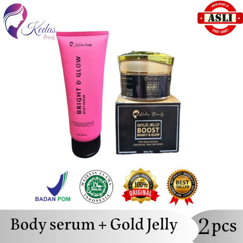 KEDAS BEAUTY ORIGINAL - GOLD JELLY KEDAS BEAUTY - BODY SERUM KEDAS BEAUTY
