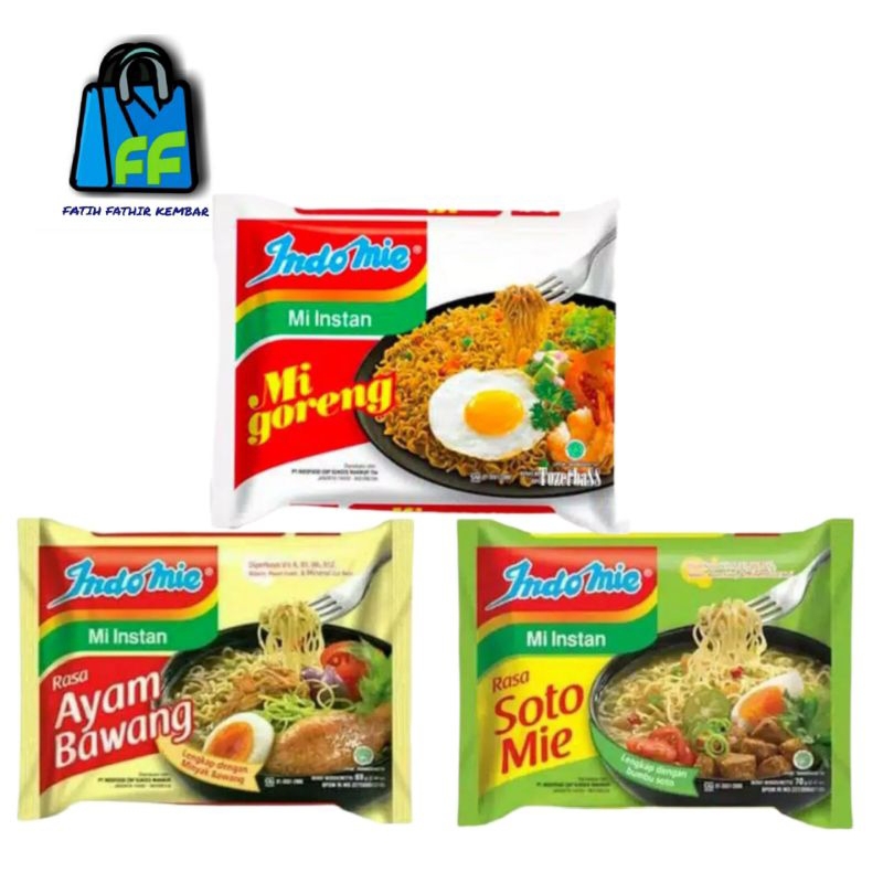 

MIE INDOMIE 85 GR / MIE INDOMIE AYAM BAWANG / MIE INDOMIE SOTO / MIE INDOMIE GORENG