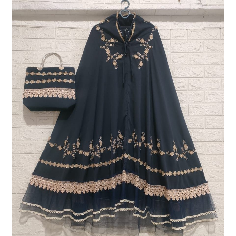 Mukena Mewah Lebaran Motif Terbaru 2023 Mukena Bordir Sulam Timbul