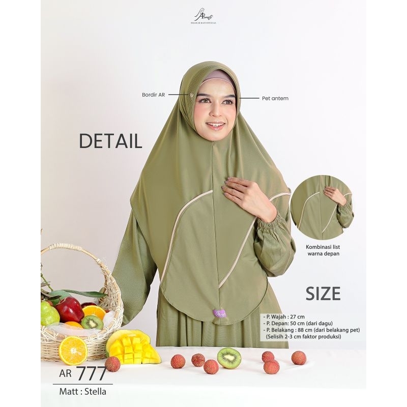 Ar 777 ✅ hijab arrafi daily || hijab bergo arrafi