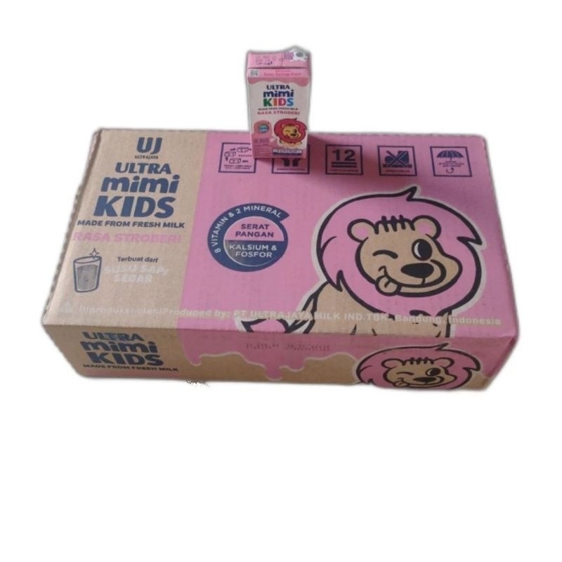 

ULTRA Mimi Kids Susu UHT Stroberi 125 ml 1dus