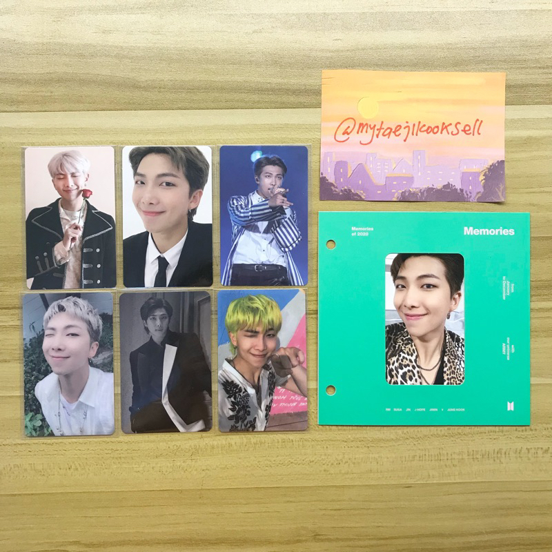 BTS PHOTOCARD NAMJOON RM MEMORIES 2019 2020 LOVE YOURSELF DVD SEOUL BLURAY LUCKY DRAW PSW PWS POWERS