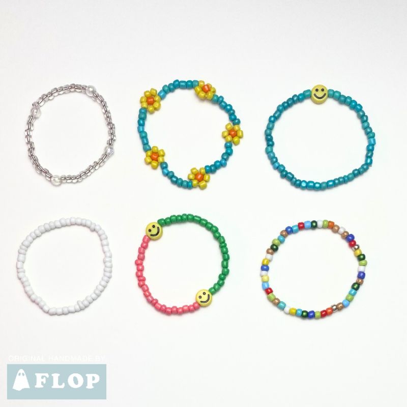 TREASURE Part 2 Beads Bracelet Gelang Manik Korean Style - by FLOP DOYOUNG JIHOON HARUTO JUNGHWAN YO