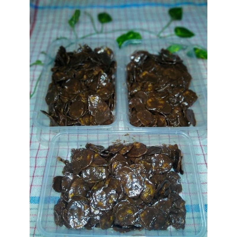 

Kripik pisang coklat/ Banana Chips 250gram