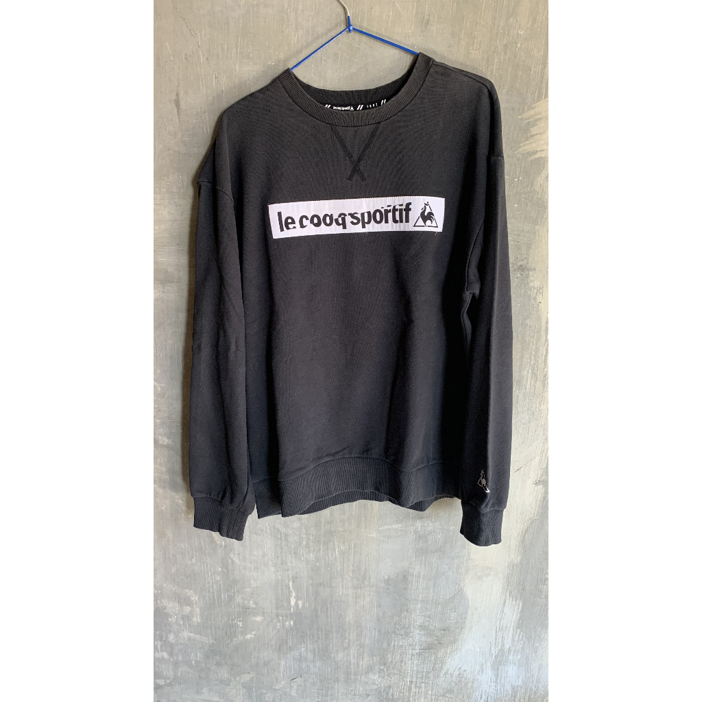 LECOQ CREWNECK BLACK