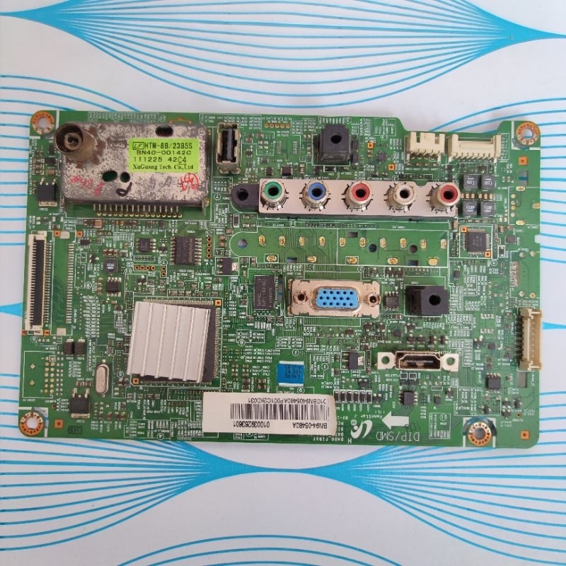 mb mobo mainboard mhoterboar module mesin tv Samsung L19D400 LA19D400E1 XXD original cabutan