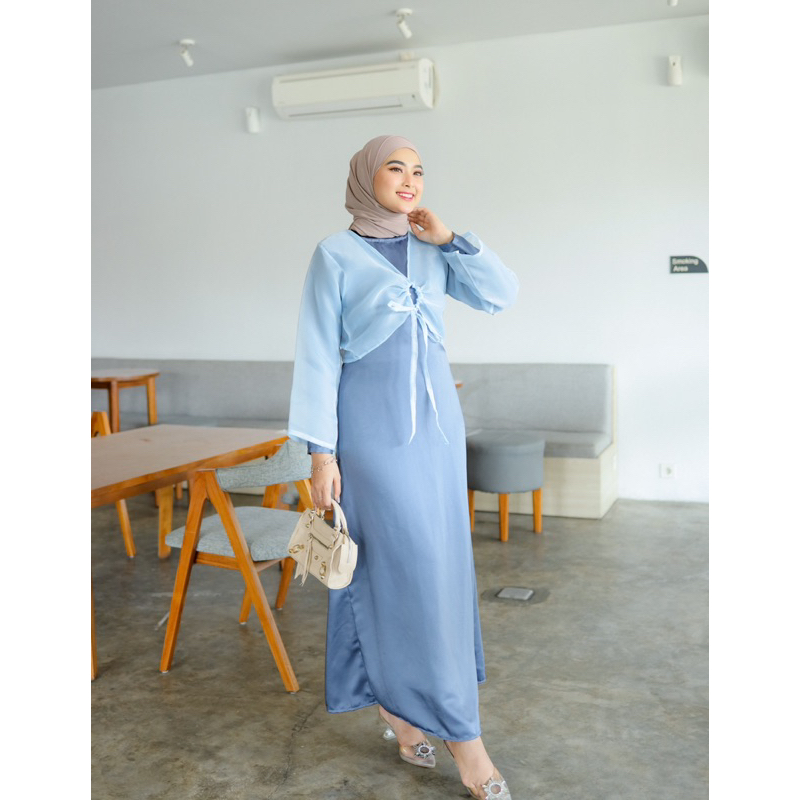 ELIZA DRESS SET | DRESS SATIN | DRESS PESTA