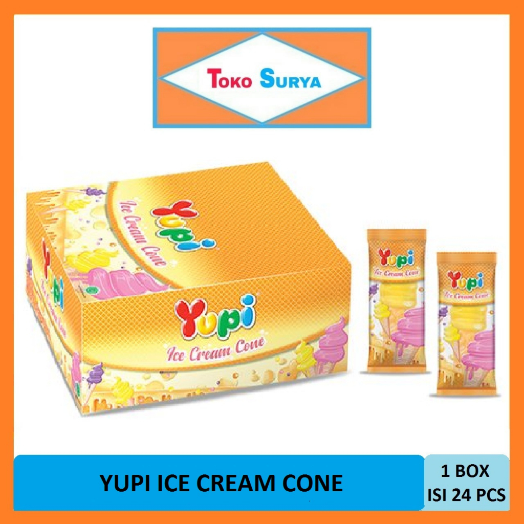 

Yupi Gummy Candies Ice Cream Cone 24 x 6Gr