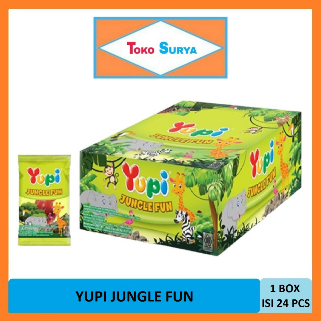 

Yupi Gummy Candies Jungle Fun 24 x 6Gr