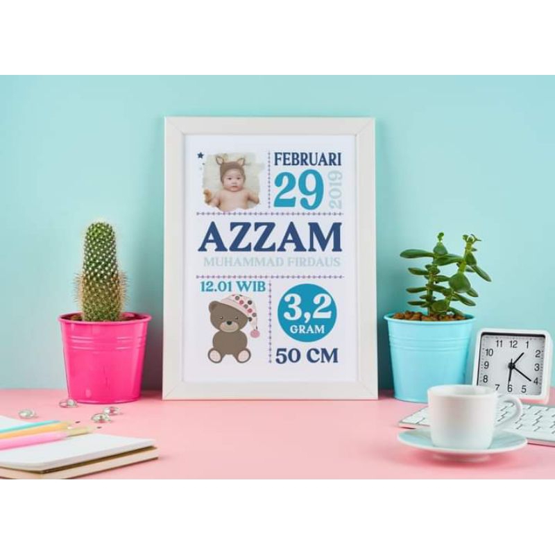 desain foto dan figura untuk biodata bayi lucu keren murah