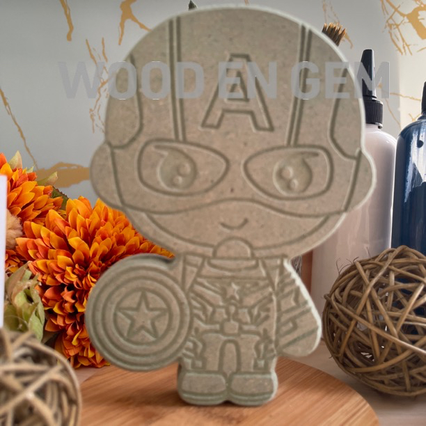 

DIY Wood Character Painting Kit Mewarnai Melukis Kayu Karakter Mainan Edukatif Anak Hampers Souvenir Captain America | Woodengem