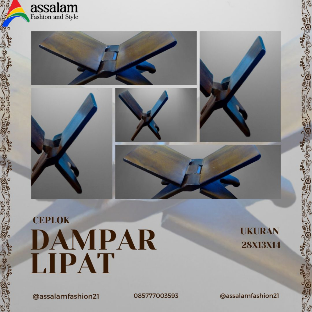 Ceplok/dampar lipat 28x1314 cm