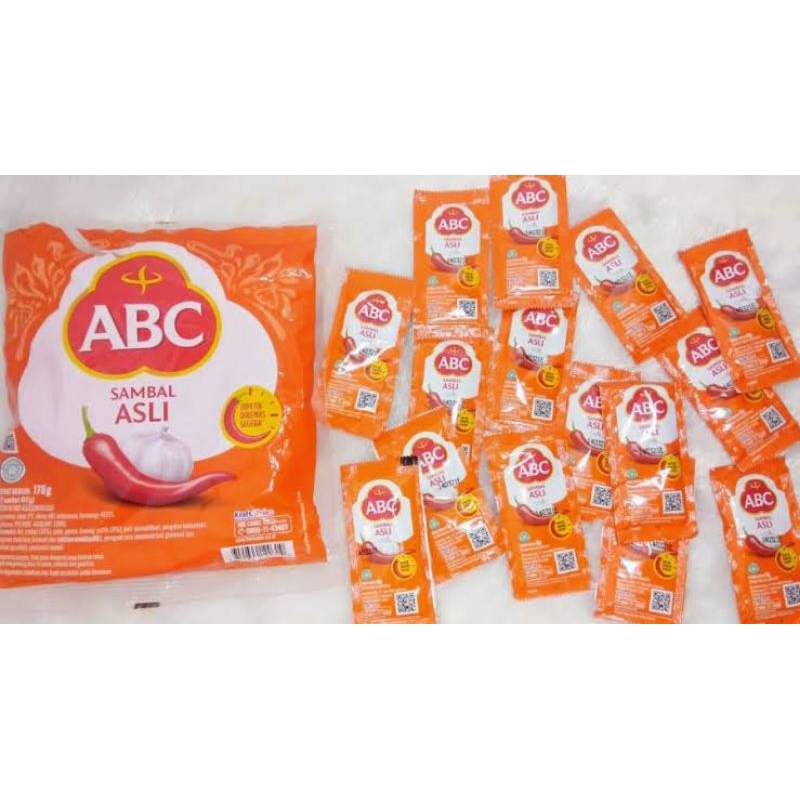 

saos sambal abc stick sachet isi 22 sachet