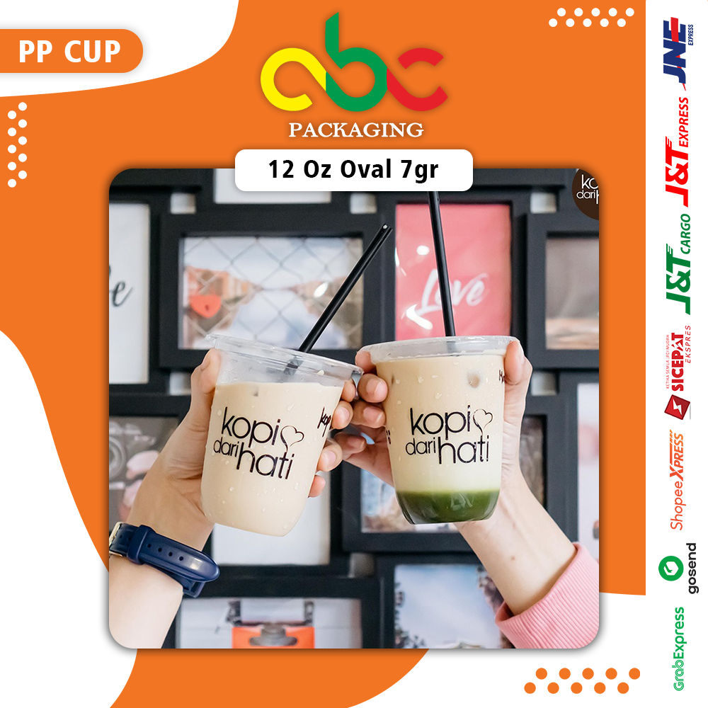 Sablon Gelas Cup Oval 12 Oz Starindo (7 Gram)