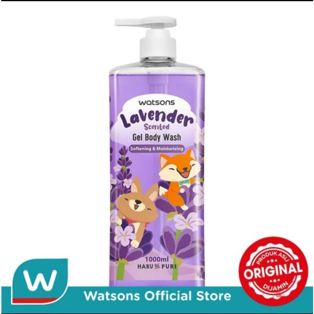 WATSONS BODY WASH 1000ML / SABUN MANDI CAIR BOTOL PUMP