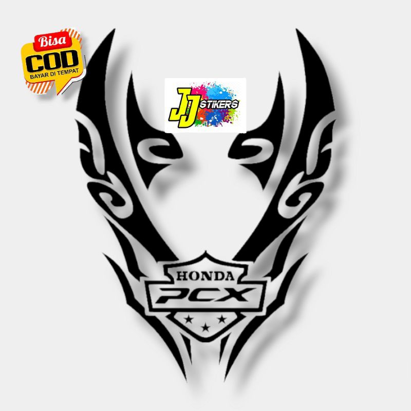 STIKER VISOR HONDA PCX / STIKER VISOR PCX