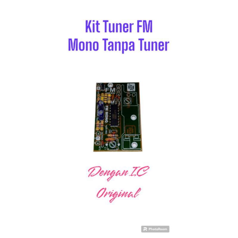 kit tuner FM mono tanpa kepala tuner