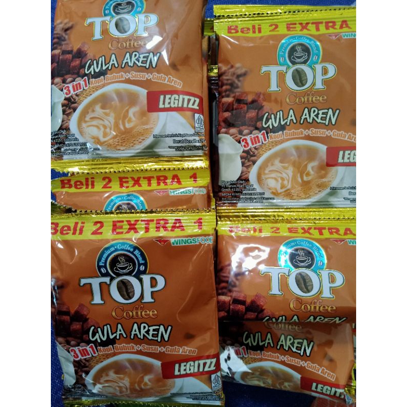

Top Coffe Gula Aren 1 Renteng 15 Sachet