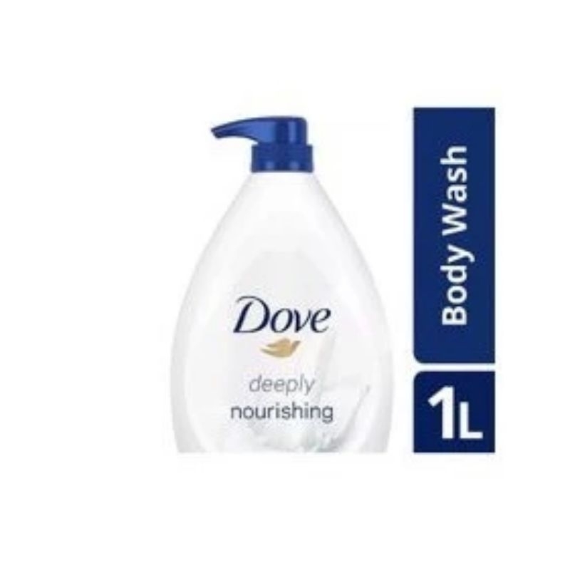 Sabun mandi dove 1liter/Dove body wash Deeply nourishing pump 1Liter