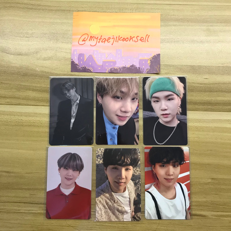 BTS PHOTOCARD SUGA YOONGI PC JOURNEY MONO JAPAN FC MEMORIES 2019 BLURAY SOWOZOO DVD MOTS CARD TICKET