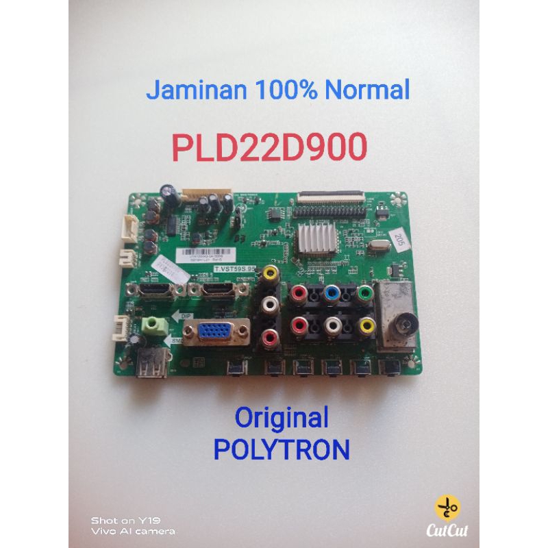 MB Mainboard Motherboard Mobo Mb Polytron POLYTRON PLD22D900J Pld22d900 PLD 22D900