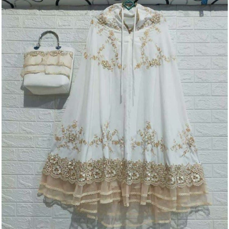 Mukena Bordir Tasikmalaya Dewasa Terbaru 2023 Renda Gifer Jumbo