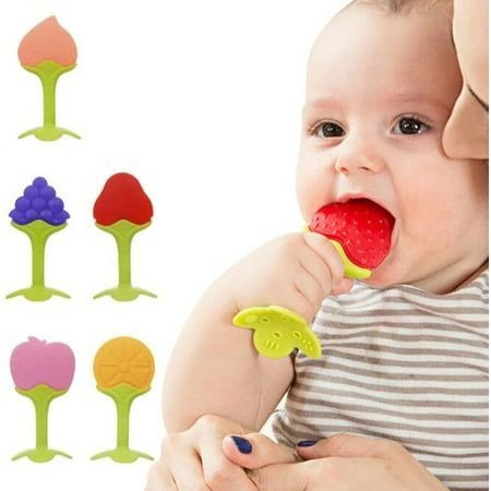 Teether bayi / gigitan bayi / teether buah / teether silikon bayi / baby teether